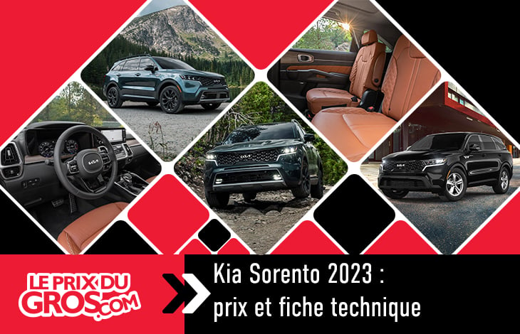 Kia Sorento 2023 : Prix et fiche technique