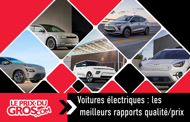 Voitures électriques : les meilleurs rapports qualité/prix