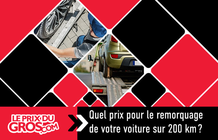 Quel prix pour le remorquage de votre voiture sur 200 km ?