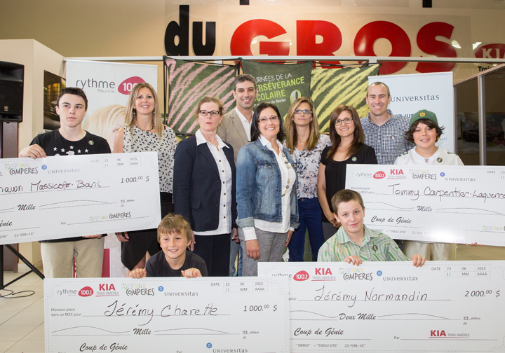 COUP DE GÉNIE : KIA Trois-Rivières remet 2 000 $ à Jérémy Normandin