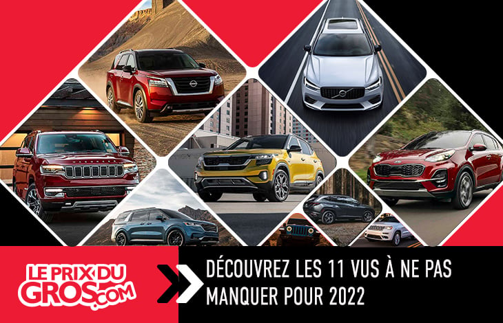 Découvrez les 11 VUS à ne pas manquer pour 2022 avec Le Prix du Gros