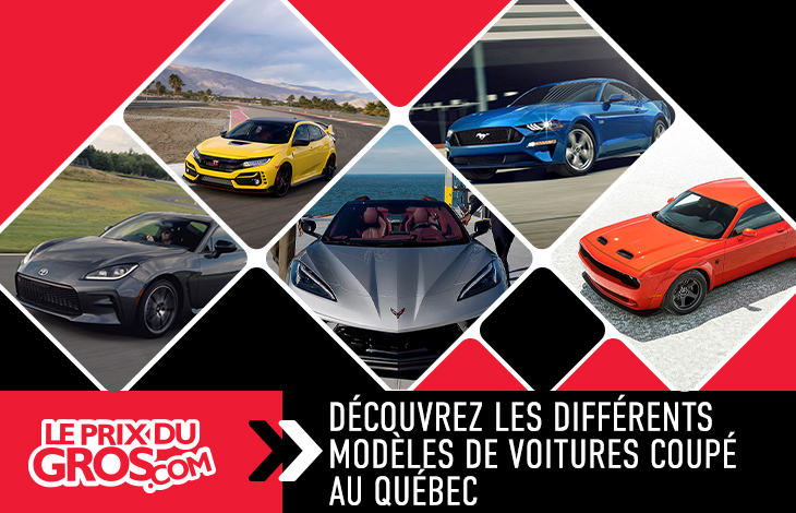 Découvrez les différents modèles de voitures coupé au Québec