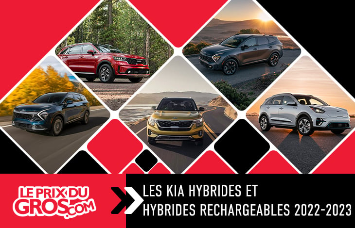 Les Kia hybrides et hybrides rechargeables 2022-2023