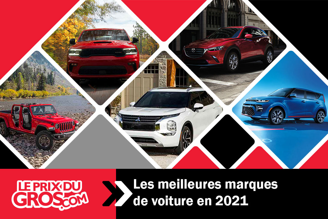 Les meilleures marques de voiture en 2021