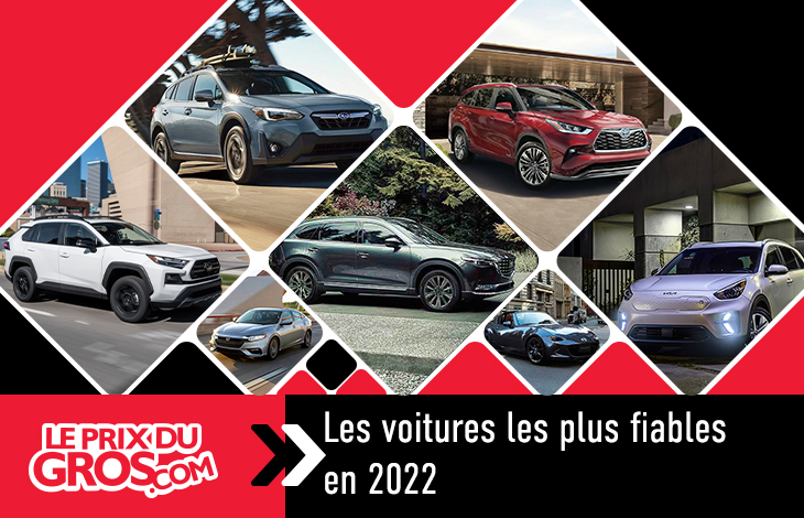 Les voitures les plus fiables en 2022