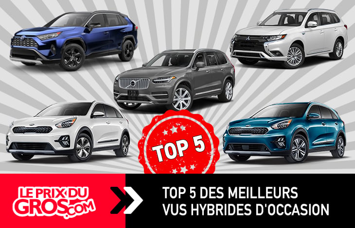 Top 5 des meilleurs VUS hybrides usagés au Québec