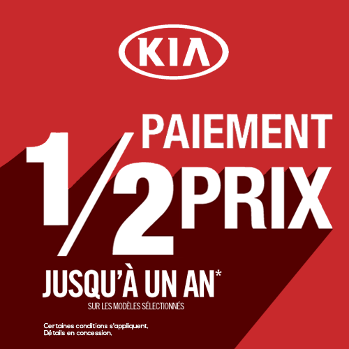 Événement moitié prix de Kia