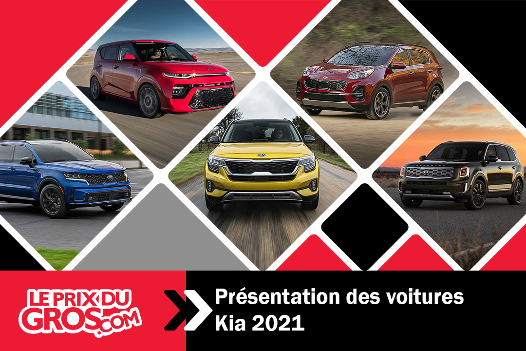 Présentation des voitures Kia 2021