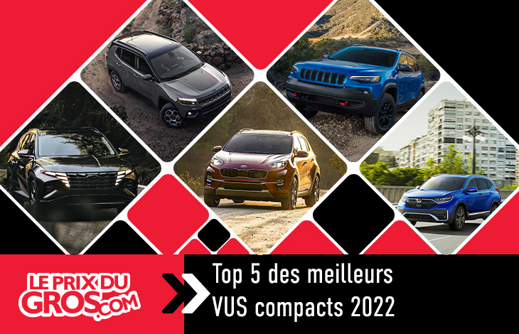 Top 5 des meilleurs VUS compacts 2022