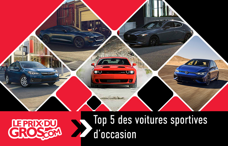 Top 5 des voitures sportives d’occasion