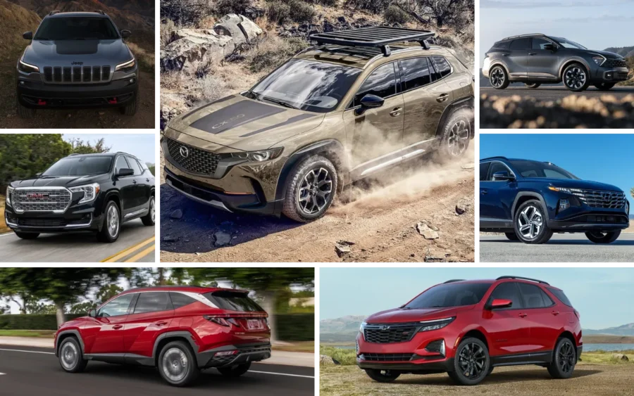 Gammes des meilleurs VUS compacts 2023.