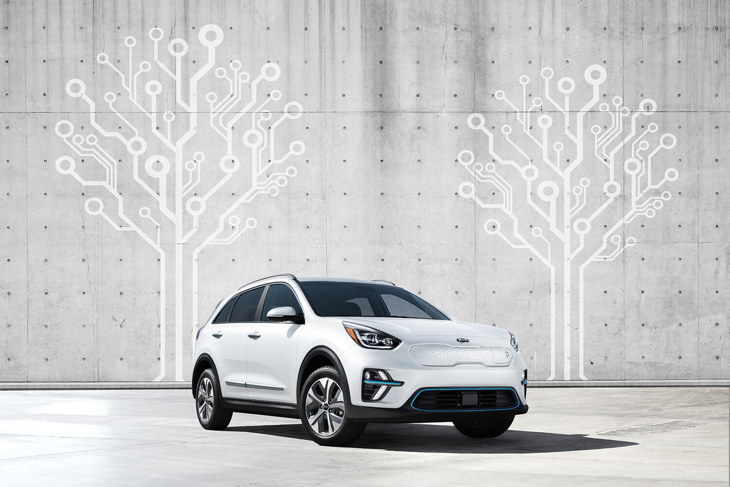 vue trois quart avant du Kia Niro EV 2021