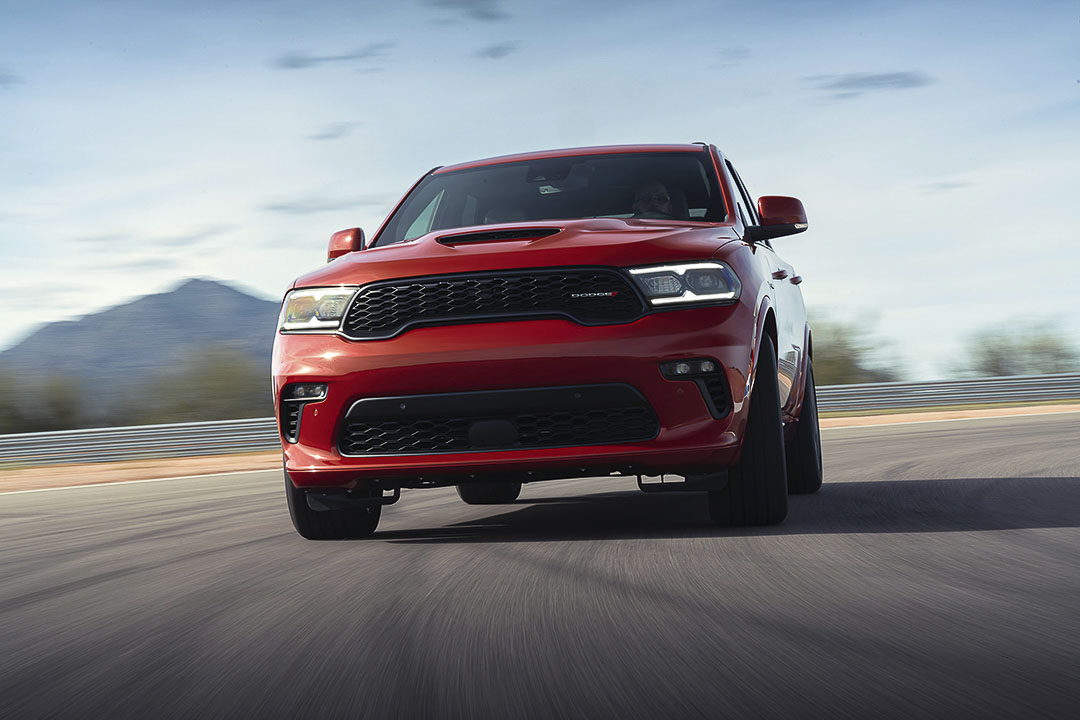 vue avant du Dodge Durango 2021