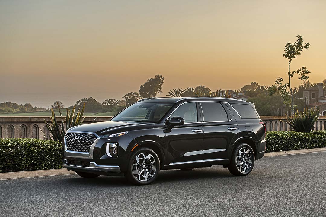 vue latérale du Hyundai Palisade 2021