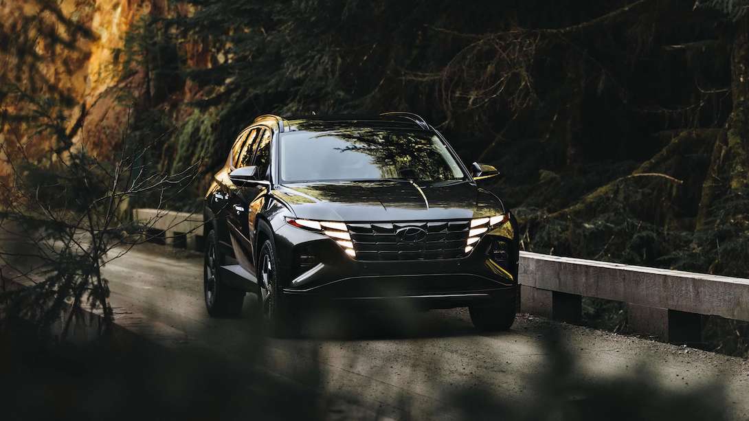 vue avant du Hyundai Tucson 2022