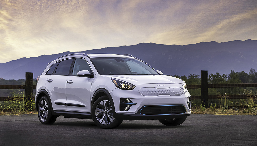 vue trois quart avant du Kia Niro EV 2022